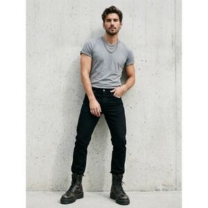 Buck Mason "Maverick Slim" Black Denim Jeans - Men's Size 33